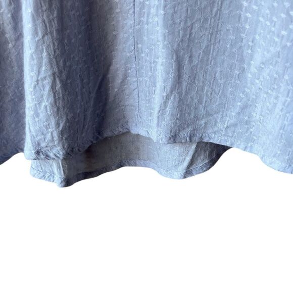 H Squared Top M Light Purple Lightweight V-Neck Batwing Short Sleeves Blouse - Picture 5 of 7